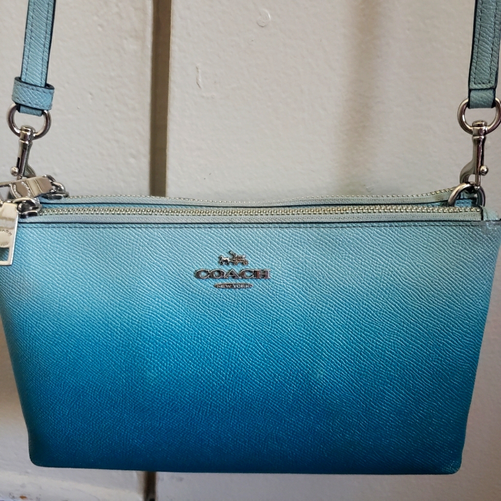 Coach Blue Gradient Crossbody Bag